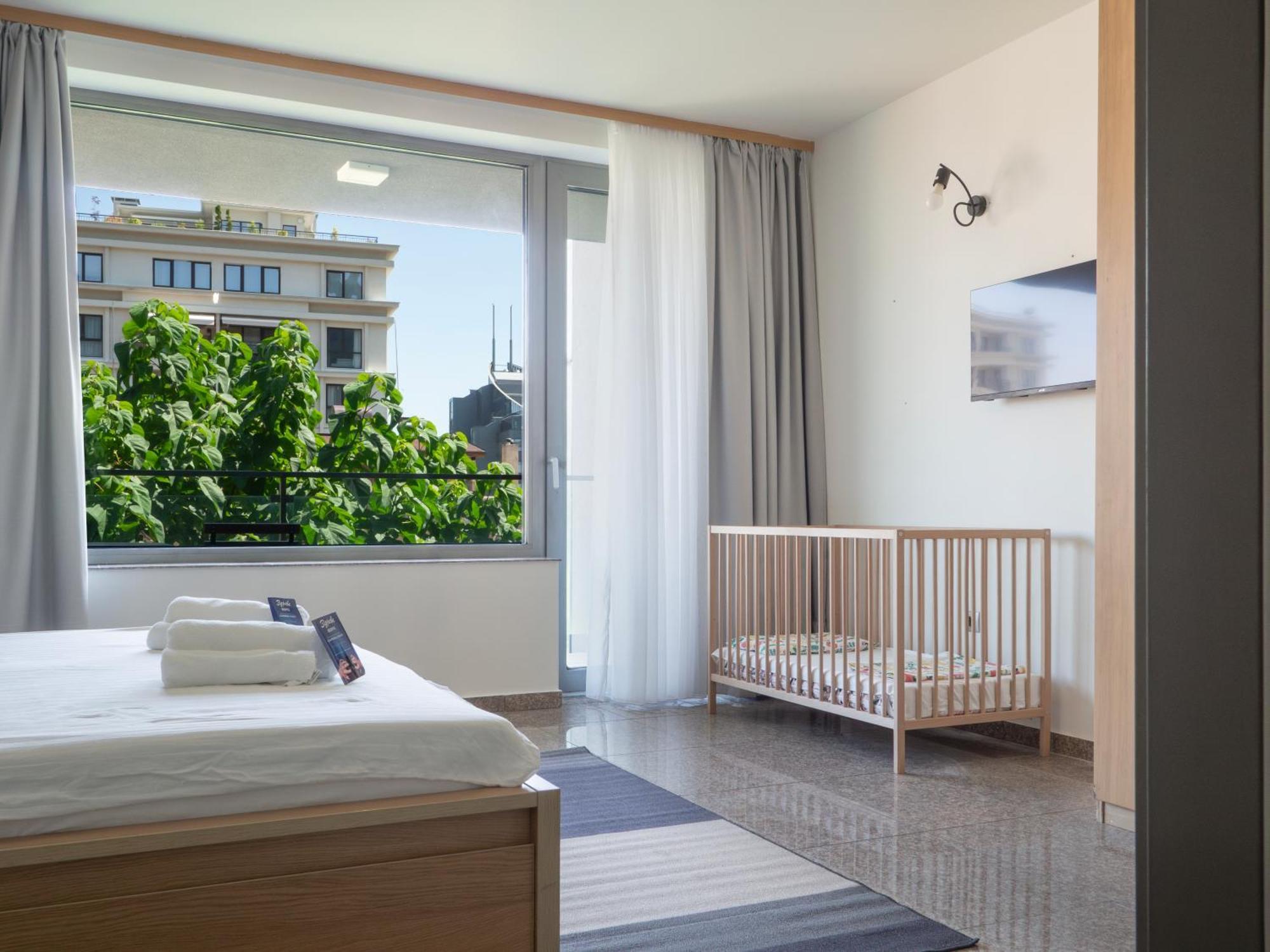 סופיה Vertigo2 Huge Apartment 2 Bedrooms Balcony Parking מראה חיצוני תמונה